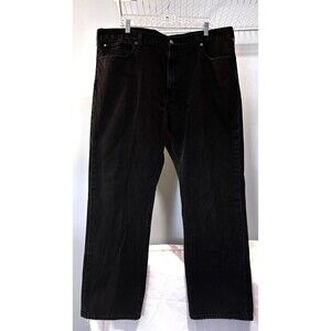 Denim & Supply Ralph Lauren Straight Jeans Men's 42 X30 Black Denim